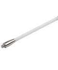ArtHoval CMM touch probe stylus with white ceramic shaft and Ø6mm pink ball, threaded metal shank