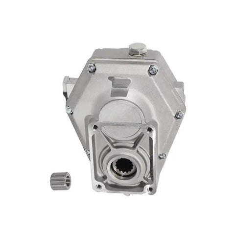 Speed Multiplier Gear Box With Splined Coupling For Tractor PTO And Hydraulic Gear Pump, 1:2 Speed Increaser KM6004 Series, Tough Farm Grade For Forest Machinery, Female 1 3/8 Inch DIN PTO