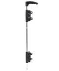 Lockable security drop bolt for wood and vinyl gates 24 inch length prevents dropping and dragging with retention grooves key lockable