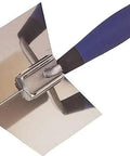 Pro Grade Drywall Corner Trowel With Flexible Blade For Perfect 90 Degree Inside Corners Mudding Finish High Grade Stainless Steel