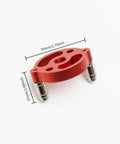 Boss Grade Self Centering Doweling Jig Kit With Knockout Wood Drill Guide, 70mm lightweight aluminum alignment tool.