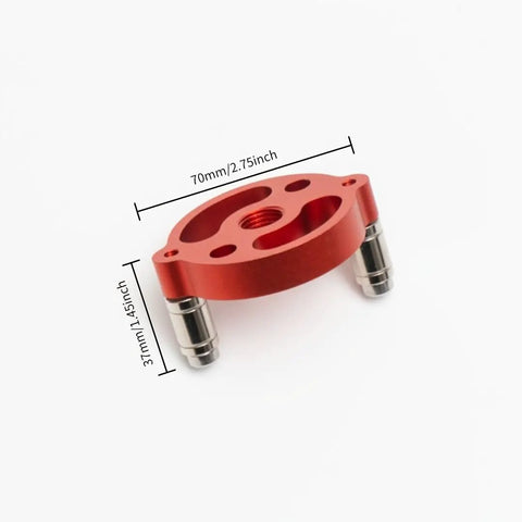 Boss Grade Self Centering Doweling Jig Kit With Knockout Wood Drill Guide, 70mm lightweight aluminum alignment tool.