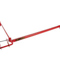 Metaltech pump jack brace 2201, red steel automotive tool with clamp and mounting brackets