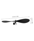 5.70-In Model Airplane Propellers, 10 Sets, lightweight fold-resistant blades with tail hook for STEM DIY projects.