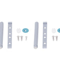 20Pcs Cabinet Door Rebound Devices for Wardrobe, Drawers, and Sliding Doors, soft close hardware set, size 8.5 by 1.2 cm, ABS material.