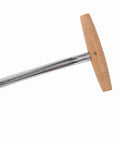 Stainless Steel Violin Peg Reamer With Wooden Handle Pro Grade Anti Rust Luthier Tool For 3 4 Violins Includes Protective Sleeve