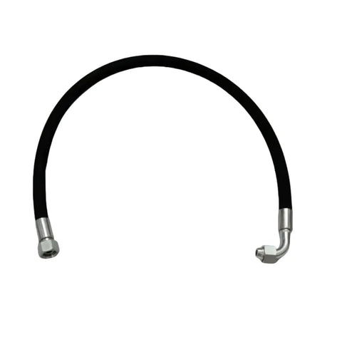 Heavy Duty Replacement Air Hose Compatible With Atlas Copco Air Compressors, black with metal ends, for garage and tough job site use.