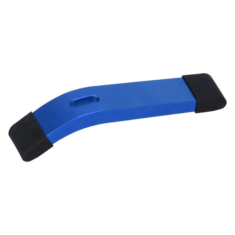 Pro Grade Aluminum T Track Clamp Kit With Soft Plastic Pads for Woodworking, blue aluminum clamp with soft black pads
