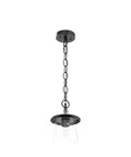 Farmhouse Outdoor Pendant Lights With Painted Black Metal And Clear Bubbled Glass Globes Durable Hanging Lantern For Gazebo Entry Yard Porch Rustic Exterior Lighting Easy Installation