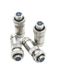 Heavy Duty 7 Core Proportional Valve Aviation Plug Din En175201804 Industrial Connector in a group view showcasing rugged metal design.