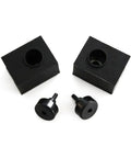 Retro Truck Vibes ZentrixGear 6pc Rubber Tailgate Bumper Rattle Kit For Chevy C20 Base 1967, Blazer C10 Suburban 1967-1972 black rubber bumpers