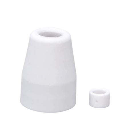 Plasma Cutter Consumables Kit With Cups Electrodes Ring Tips And Accessories Ceramic and Copper Components Close-up