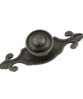 Vintage Bronze Door Knob Handles Set For Cabinets And Drawers Classic Furniture Pulls Anti Slip And Rust Resistant Zinc Alloy Multipurpose Cabinet Hardware For Kitchen Bath Home Decor Makeover top view with ornate design.
