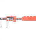 Pro Grade Digital Disc Brake Rotor Caliper Thickness Gauge Micrometer For Woodworking And Jewelry Making, red digital display