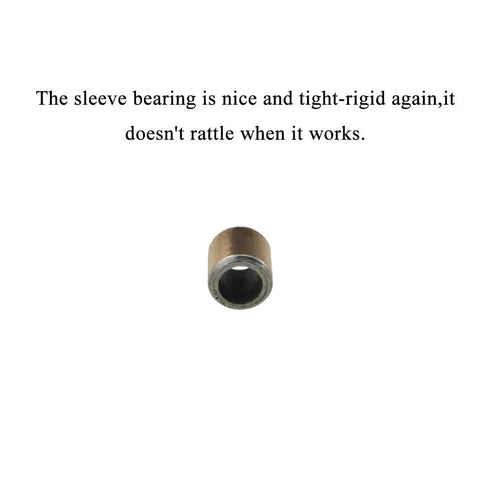 Bronze Sleeve Bushing Bearing 3mm Bore 5mm OD 5mm Length Oil Free Low Friction No Rattle Tight Welded Seam Close Tolerances for Shock Eyelets Exhaust Header Bolts and 3D Printed Parts 10 Pack, front view