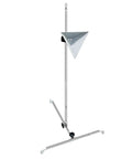 Large Radar Corner Reflector Kit With 0 To 30 Cm Stand For ADAS Calibration Tool Precision Vehicle Sensor Alignment Set Easy Setup And Reliable Calibration For Accurate Driver Assist Systems, front view