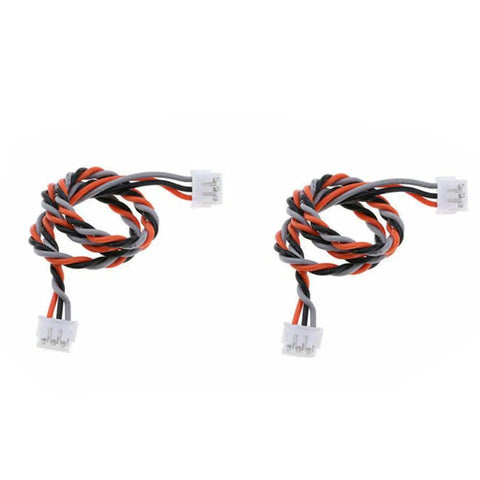 2 Pack Remote Receiver Extension Cables, 7 Inch Satellite Extensions for Spektrum AR6210 AR8000 AR9020 Receivers, coiled cables