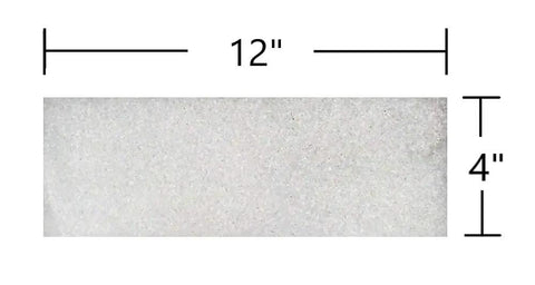 Floor Vent Register Filters 4x12 Inch Breath Easy Everyday With 90 Day Filtration Polyester Material Captures Dust Allergens Pollen And Pet Dander Easy Snap In Install Keeps HVAC Airflow Fresh And Home Comfort displayed size
