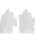 Adjustable Solar Panel Mounting Brackets For RV Caravan Boat Yacht Flat Roof With Durable ABS Weather Resistant Corner Holder Set To Secure Your Solar Energy And Get This Awesome Kit Done Right Today, white ABS set