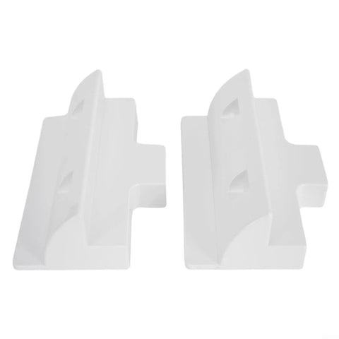 Adjustable Solar Panel Mounting Brackets For RV Caravan Boat Yacht Flat Roof With Durable ABS Weather Resistant Corner Holder Set To Secure Your Solar Energy And Get This Awesome Kit Done Right Today, white ABS set