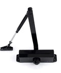 Light Commercial Aluminum Door Closer With Soft Close And Automatic Adjustable Arm, Hydraulic Operation for Wood Glass and Metal Doors