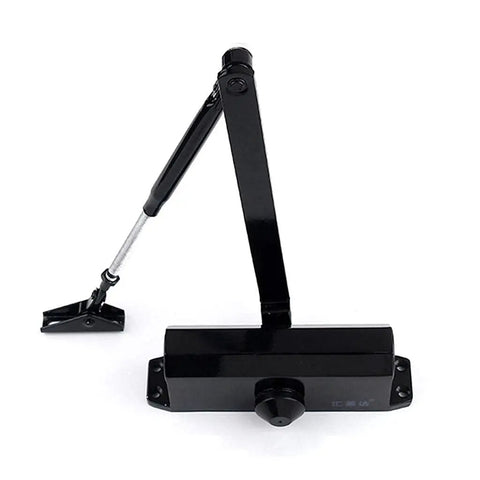 Light Commercial Aluminum Door Closer With Soft Close And Automatic Adjustable Arm, Hydraulic Operation for Wood Glass and Metal Doors