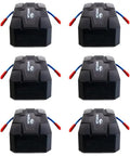 Multi Purpose Vehicle Fire Extinguisher Keep Your Rig Locked Down With This Compact Emergency Flame Suppressor six pack bundle shown from above.