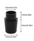 Black ferrule from 6 Pack PXG Iron Shaft Ferrule Set Gen2 Gen3 Gen4 Gen5 For Repair Or Replacement Of 0.37 Inch Tapered Tip Shafts