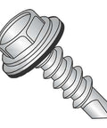 Self Drilling Screws For Metal With Bonded Neo EPDM Rubber Washer And Hex Washer Head Self Tapping Steel Zinc Plated