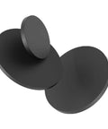 Tough Black Rubber Damping Gasket Pads Set Ten Pcs Three Millimeter Thick Solid Round Plates With Diameters From Ten Millimeter To One Hundred Eight Millimeter Shock Absorbing Anti Slip Wear Resistant Cushions For Home DIY Electronics And Mechanical