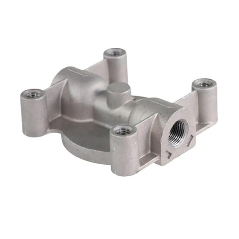 Remote Mount Diesel Engine Coolant Filter Head Water Filter Holder Replaces Part 204163 with threaded port and sturdy design.