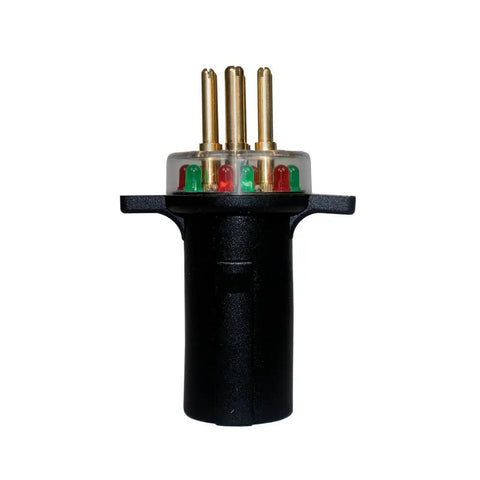 7 Way Round Pin Tractor Trailer Circuit Chaser On Road Testing Tool For Turn Signals Hazard Lights Brake Lights And More