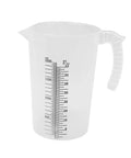 Clear 64 Ounces Measuring Pitcher With Translucent Body Raised Black Graduation Markings In Ounces And Metric Versatile Spout For Fine Trickle To Fast Pour Heavy Duty Ergonomic Handle Food Grade Polypropylene For Farm Auto And Home