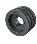 Beefed Up High Capacity MST Sheave Bushed For 3 5V 440P Systems, Heavy Duty Timing Pulley, Aluminum Build, Side Angle View