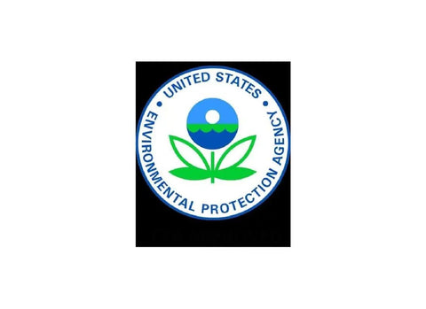 Seal of the United States Environmental Protection Agency with a green plant and blue circle design.