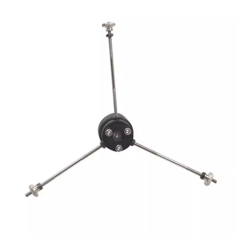Reflector Telescope Secondary Frame With Polypropylene Base And Brass Fasteners For Secure Mounting In Newtonian Setups Includes 25mm And 35mm Size Variants For Easy Pro Grade Slick Setup And Precise Astronomy Observations showing adjustable metal arms and base