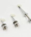 Adjustable Rudder Control Horn Cone Arm For RC Airplane And Helicopter Servo Rocker Aluminum Alloy Silver M2.8x24mm Mount Display