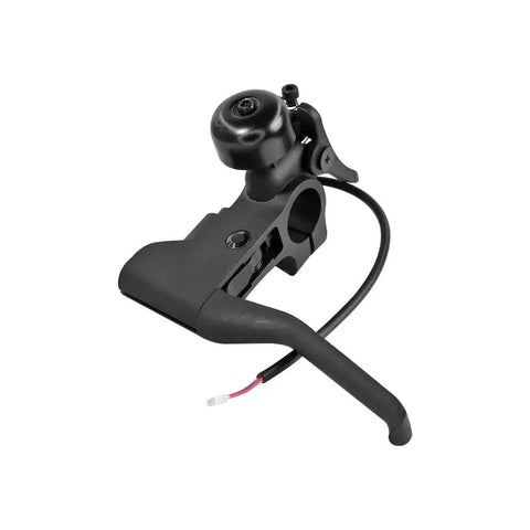 Electric Scooter Brake Lever Handle With Bell Compatible With Ninebot F20 F25 F30 F40 F Series Replacement Part in black