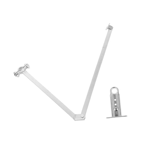Manual Window Opener Bracket Kit With Crank Handle For Reliable Airflow Control Easy Install No Fuss Versatile For A Variety Of Window Types Ideal For Greenhouses Homes Offices And Workshops