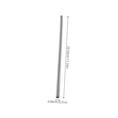 Heavy Duty Full Thread Hollow Screw Rods For Light Fixtures Durable Tube Adapter, 11.9 inch length and 0.31 inch diameter