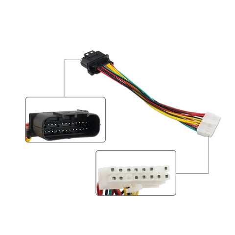 Beefy 275A 48V DC Motor Controller For Golf Carts And Electric Buggies With Overcurrent Overvoltage And Overheat Protection wiring harness.