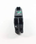 Front view of 20 Amp Combination AFCI Single Pole Circuit Breaker for Plug On Neutral Panels, Type BR, 120/240V, 10 kAIC, black finish.