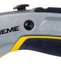 Pro Twin Blade Retractable Utility Knife With Interlock Safety Lock 2 In 1 Cutting Tool For Precise Cardboard Box Opening And Detail Work