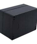 Hella Durable IP65 Waterproof ABS Project Case, Top Shelf DIY Electronics Junction Box And Power Enclosure, Heavy Duty Outdoor Electrical Housing For 6.3 X 4.33 X 3.54 Inch Builds, black exterior