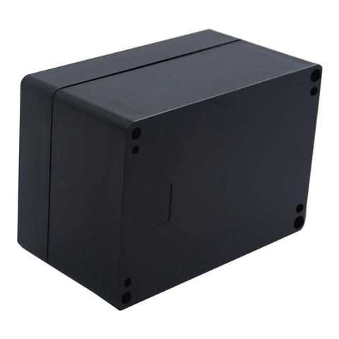 Hella Durable IP65 Waterproof ABS Project Case, Top Shelf DIY Electronics Junction Box And Power Enclosure, Heavy Duty Outdoor Electrical Housing For 6.3 X 4.33 X 3.54 Inch Builds, black exterior