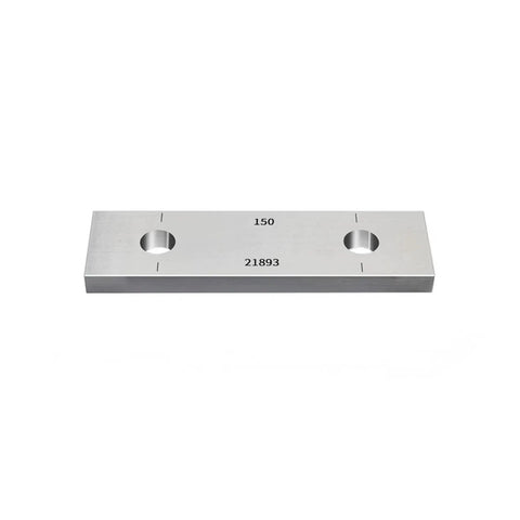 Pro Shop Grade Zero Steel Gauge Block Set featuring one fifty millimeter calibration gage with precise measurement markings.