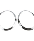 MINI Cooper Dope Chrome Headlight Trim Ring Bezel Pair For F55 F56 F57 2014 2021 Year Driver And Passenger Side Direct Fit
