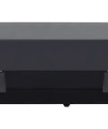 Back view of 88 Key Weighted Action Digital Piano With Sustain Pedal Black Finish Ideal For Home Practice And Stage Performance P115 Style
