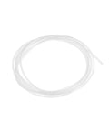 Clear PA6 Nylon Pneumatic Tubing 2mm ID By 3mm OD 3 Meter Hose For Air Water Oil Instrument Lines And Fluid Transfer Workhorse Flexible Nylon Tube For Clutch Hydraulic And General Pneumatic Use coiled against white background