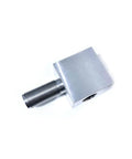 Metal accumulator tee waterjet spare part with square housing and threaded male connection